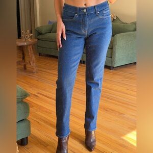 Levi's Women's Straight Leg Jeans in Deep Blue